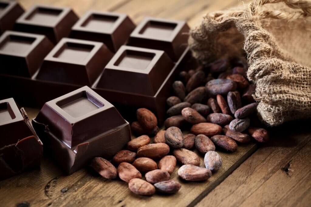 gorzka czekolada, produkty zakazane na diecie